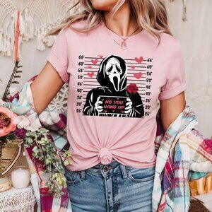 Horror Valentine Graphic Tee | Ghostface Spooky Shirt
